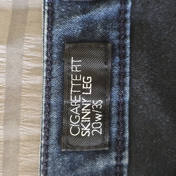 Nine West Women's Blue Jeans Sz 20w - Picture 5 of 6